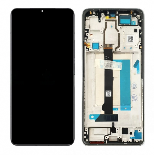 Pantalla completa con marco para Xiaomi Poco F6 5G oro original(Service Pack)