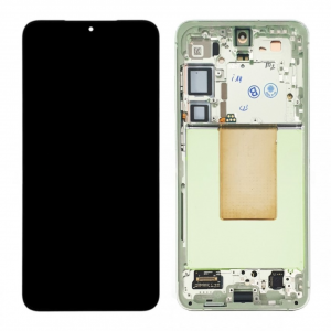 Pantalla con marco para Samsung Galaxy S24 Plus S926 verde original