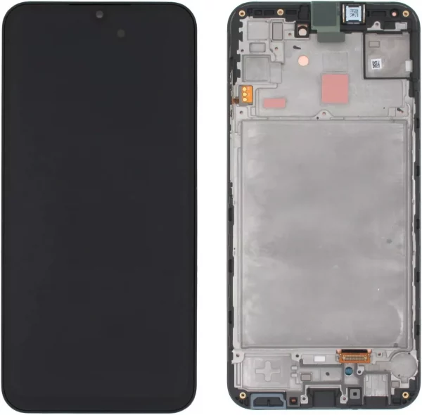 Pantalla completa con marco para Samsung Galaxy M15 5G M156 negra original
