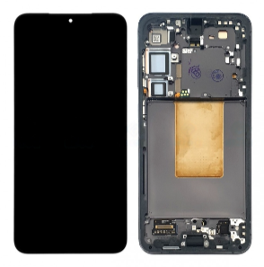 Pantalla con marco para Samsung Galaxy S24 Plus S926 negra original