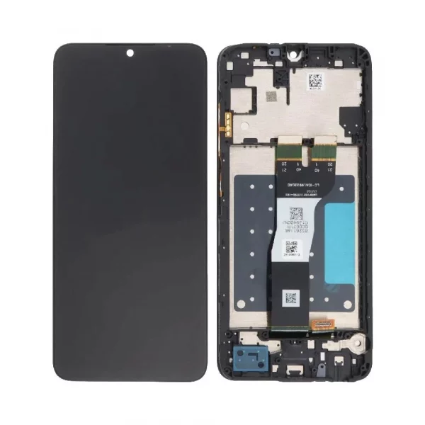 Pantalla completa con marco para Samsung Galaxy A05S A057G negra original EU