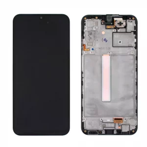 Pantalla completa con marco para Samsung Galaxy A25 5G A256 negra original EU