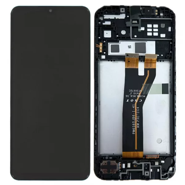 Pantalla completa con marco para Samsung Galaxy M14 5G M146 negra original