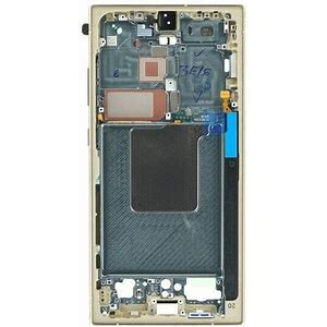 Pantalla con marco para Samsung Galaxy S24 Ultra 5G S928 amarilla original