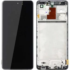 Pantalla completa con marco para Samsung Galaxy M62 M625 negra original