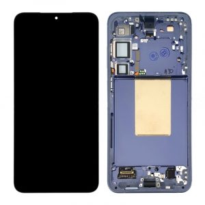 Pantalla con marco para Samsung Galaxy S24 Plus S926 violeta original