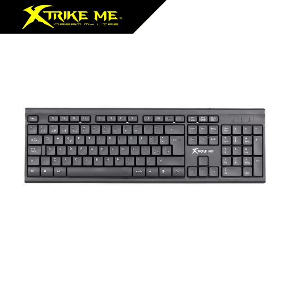 Xtrike me Kit Teclado en Español de Oficina KB-224