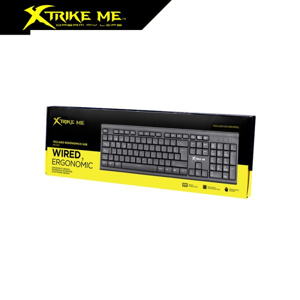 Xtrike me Kit Teclado en Español de Oficina KB-224 - Imagen 3