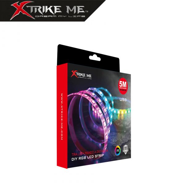 Xtrike me Tira de LED 5 Metros Control por App HT-5050 B5