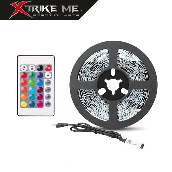 Xtrike me Tira de LED + Mando a Distancia 5 Metros HT-6053 N5 - Imagen 2