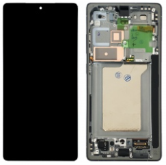 Pantalla completa con marco para Samsung Galaxy S25 Ultra S938 negra/titanium jet black original(Assembled)