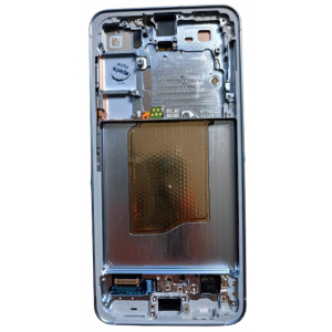 Pantalla Samsung Galaxy S25 5G Original Service Pack con Marco - Azul Claro (Light Blue) - SM-S931