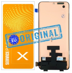 Pantalla completa sin marco para Xiaomi Mi 12/Mi 12X/Mi 12S negra original (Service Pack) EU