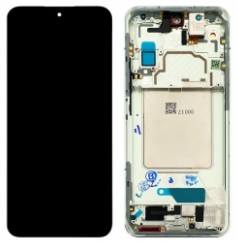 Pantalla completa con marco para Xiaomi Mi 13 5G verde original nueva