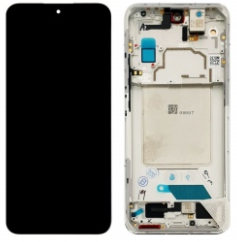 Pantalla completa con marco para Xiaomi Mi 13 5G blanca original nueva