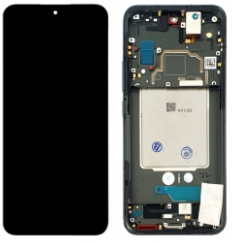 Pantalla completa con marco para Xiaomi Mi 13 5G negra original(Service Pack)