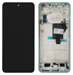 Pantalla completa con marco para Xiaomi Mi 12 Lite verde original nueva