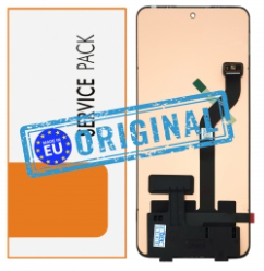 Pantalla completa sin marco para Xiaomi Mi 12 Lite 5G negra original EU