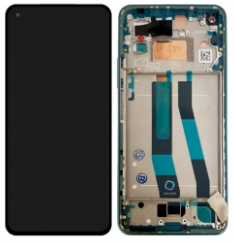 Pantalla completa con marco para Xiaomi Mi 11 Lite 5G verde original nueva