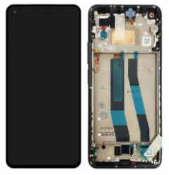 Pantalla completa con marco para Xiaomi Mi 11 Lite 4G/5G negra original nueva