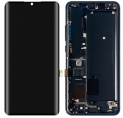 Pantalla completa con marco para Xiaomi Mi Note 10/Note 10 lite/Note 10 Pro/Mi CC9 Pro negra original nueva