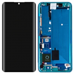 Pantalla completa con marco para Xiaomi Mi Note 10/Note 10 lite/Note 10 Pro/Mi CC9 Pro verde original nueva