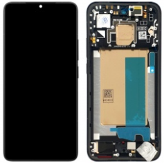 Pantalla completa con marco para Xiaomi Pocophone Poco F7 5G negra original nueva