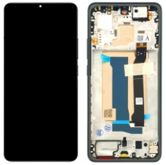 Pantalla completa con marco para Xiaomi Poco X7 Pro 5G negra original nueva