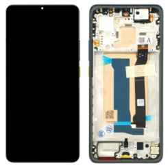Pantalla completa con marco para Xiaomi Poco X7 Pro 5G amarilla original nueva