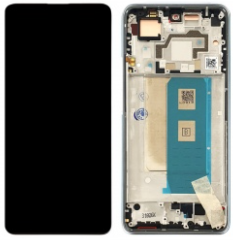 Pantalla completa con marco para Xiaomi Poco F5 Pro 5G/Redmi K60/K60 Pro 5G 2023 plata original(Service Pack)