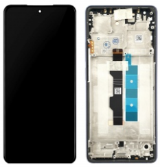 Pantalla completa con marco para Xiaomi Pocophone M6 Pro 4G violeta original