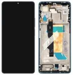 Pantalla completa con marco para Xiaomi Poco F5 5G verde original(Service Pack)
