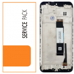 Pantalla completa con marco para Xiaomi Redmi 9T/Poco M3 negra original China