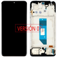 Pantalla completa con marco para Xiaomi Redmi Note 14 4G negra original nueva(Versión Global 07)