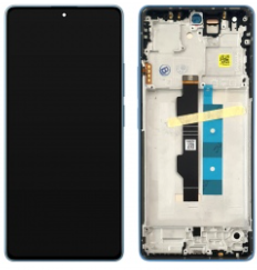 Pantalla completa con marco para Xiaomi Redmi Note 14S azul original