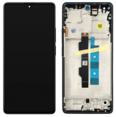Pantalla completa con marco para Xiaomi Redmi Note 14S negra original