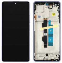 Pantalla completa con marco para Xiaomi Redmi Note 14S púrpura original