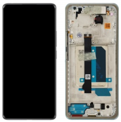 Pantalla completa con marco para Xiaomi Redmi Note 14 Pro Plus 5G azul original nueva