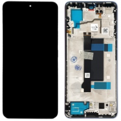 Pantalla completa con marco para Xiaomi Redmi Note 13 Pro 5G/Poco X6 5G violeta original