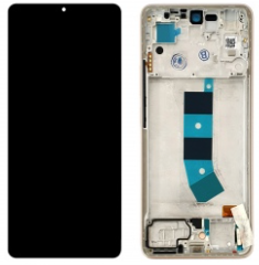 Pantalla completa con marco para Xiaomi Redmi Note 13 4G oro original