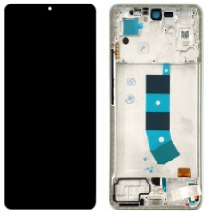 Pantalla completa con marco para Xiaomi Redmi Note 13 4G verde original