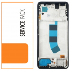 Pantalla completa con marco para Xiaomi Redmi Note 13 4G negra OLED