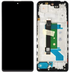 Pantalla completa con marco para Xiaomi Redmi Note12 Pro Plus 5G negra original