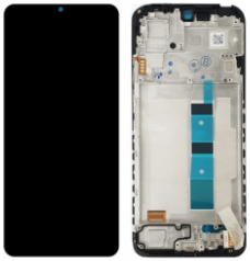 Pantalla completa con marco para Xiaomi Redmi Note 12 4G negra original