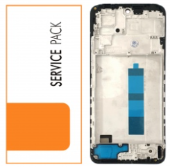 Pantalla completa con marco para Xiaomi Redmi Note 12 4G negra OLED(SP)