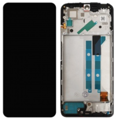 Pantalla completa con marco para Xiaomi Redmi Note 11 Pro 4G /5G Global /Poco X4 Pro 5G negra original(Service Pack)