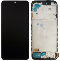 Pantalla completa con marco para Xiaomi Redmi Note 10S negra original