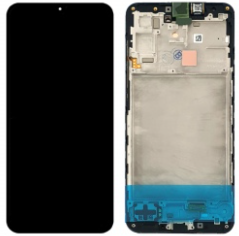 Pantalla completa con marco para Samsung Galaxy A17 4G A175 negra original