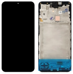 Pantalla completa con marco para Samsung Galaxy A17 5G A176 negra original