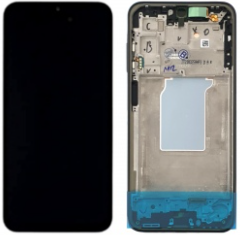 Pantalla completa con marco para Samsung Galaxy A26 5G A266 negra original